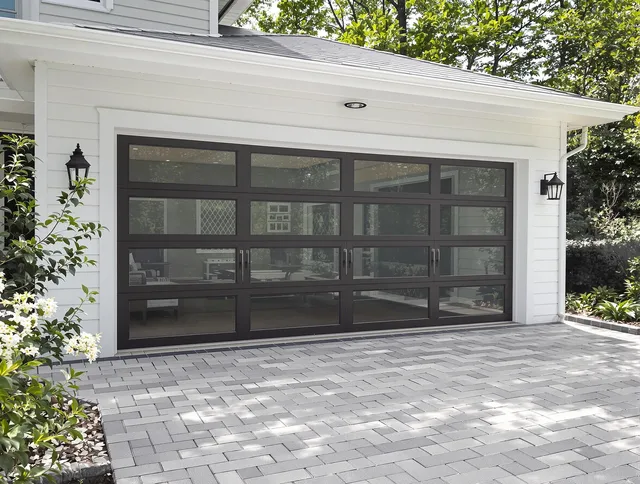 Swansea Garage Door Repair design specialist presenting custom garage door options to Swansea homeowner