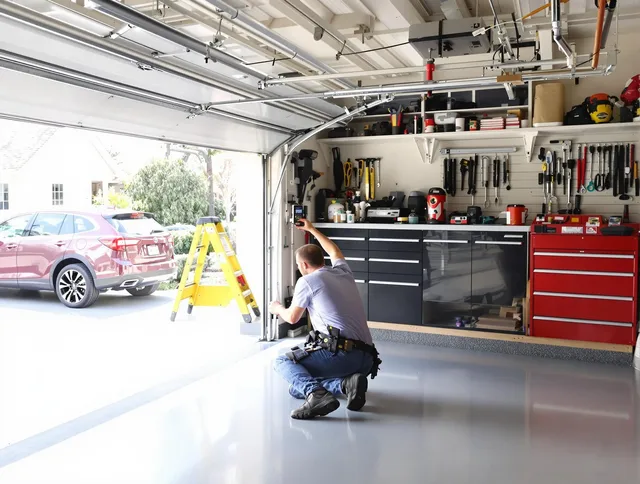 Local garage door repair service by Swansea Garage Door Repair in Swansea