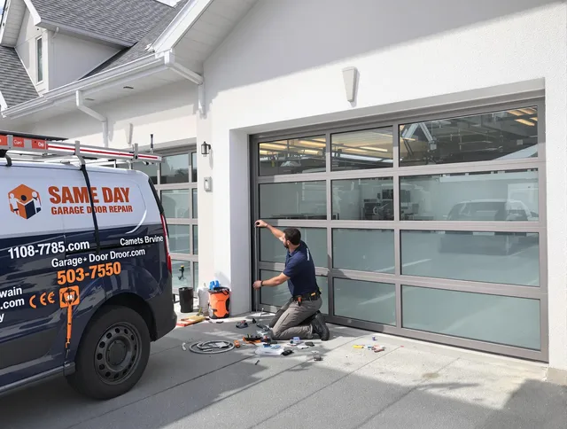 Same-day garage door repair service by Swansea Garage Door Repair in Swansea
